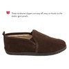 Minnetonka Men's Pile Lined Romeo Slipper, Chocolate, 12 M US