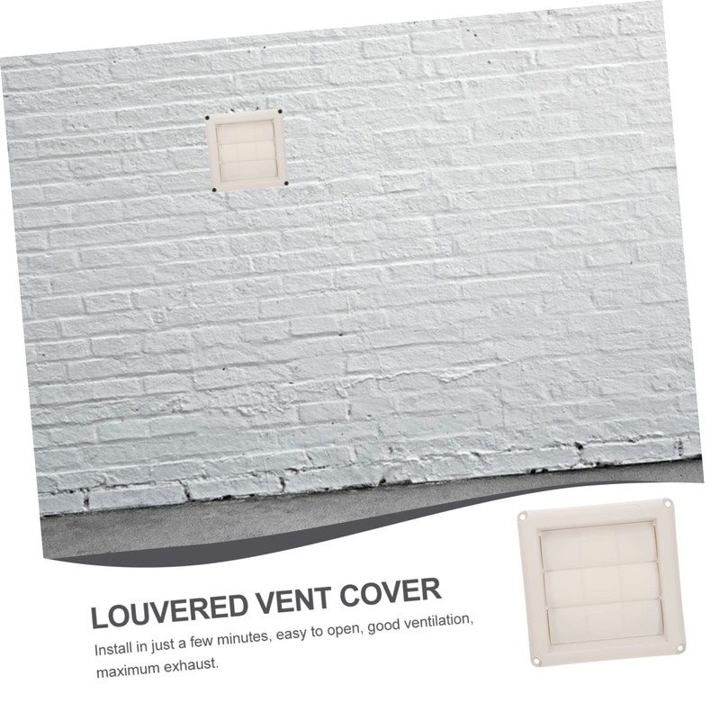 Mobestech 4 Plastic Louvered Vent Cover Air Conditioning Outlet for