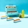 Nostalgia Extra Large Diner-Style Steamer, 20 Hot Dogs and 6