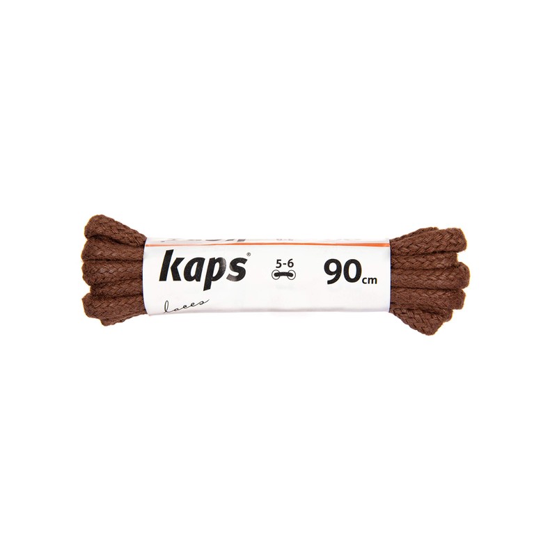 Kaps Waxed Thick Shoelaces 100% Natural Cotton Waxed Surface Shoelaces