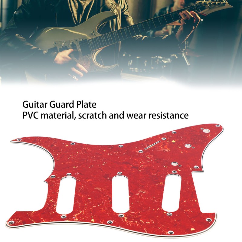 Guitar Pickguard Replacement Aluminum Foil Shielding PVC Scratch Protection Guitar