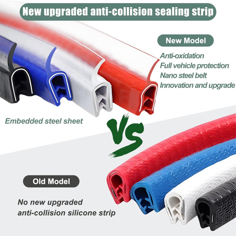 Osilly Car Door Protector Edge Guards, 33Ft Anti Collision U