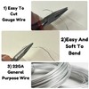 22 Gauge Aluminium Craft Wire - 120 Feet & 0.64mm