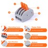 Delgada 110pcs Lever Wire Nut Connectors - Assortaed Pack with