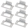 3 Pairs (6 Unit) Flush Hinge Polished Chrome 51 x