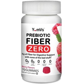 Yumv's Preprobiotic Fiber Gummies. 4g Fiber, For digestive Support, Berry Flavor