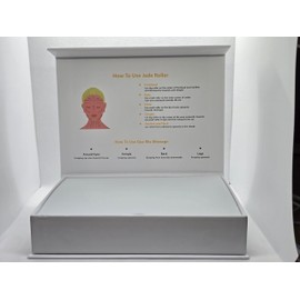 Jade Roller Gua Sha Set，Natural Face Roller Skin Care Tools for Puffy Eyes Relief Anti Aging (Dark Green Aventurine)