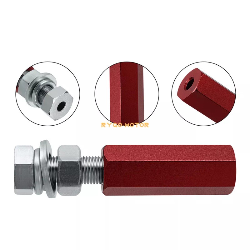 M MATI 2 X Quick-Release Motorcycle 1/4" Flag Pole Holder