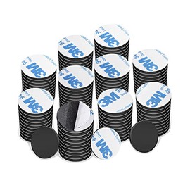 Cinta magnética flexible A+B – Calcomanías redondas con parte trasera adhesiva, puntos adhesivos con adhesivos fáciles de despegar y pegar en calcoman