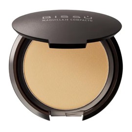 Bissú Maquillaje Compacto, Polvo Mate en 15 Tonos, Sin Aceites, Reduce Brillo y Líneas de Expresión (06 Natural Beige, Mediano)
