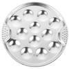1pc Stainless Steel Escargot Dish Server 12 Positions Baked Snail