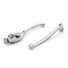 Topteng Motorcycle Brake Lever Aluminium Adjustable Levers Anti-corrosion Durable CNC