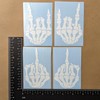 Slaced Skeleton Hands 4 Pack: Rock on Skeleton Hand Left