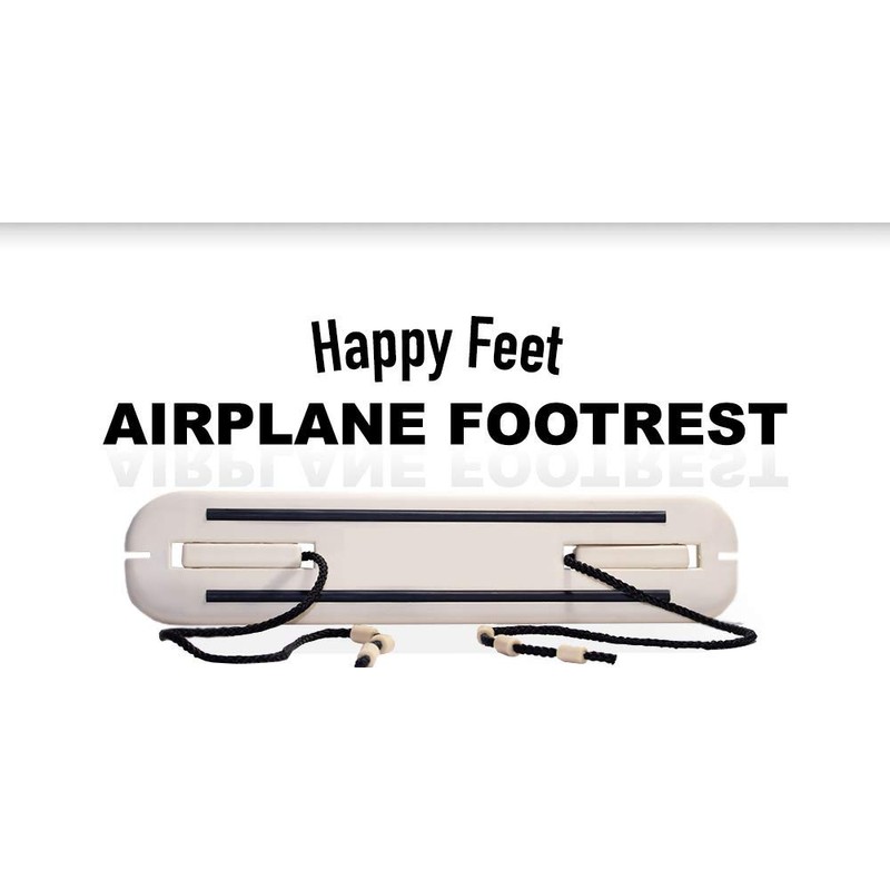 Airplane Travel Footrest, Portable, carryon Foot Rest Offers Economy Class