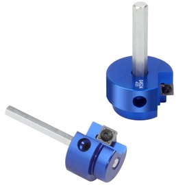 XJX PPR150 PVC Pipe Reamer, 1-1/2” Head Aluminum PVC Fitting Saver Fit Into Standard 1/2" Drill and 3/8" Hex Shaft