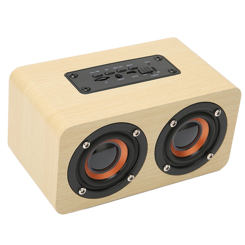 Retro Bluetooth Speaker Built in Mic Portable Wireless Speaker Supports