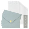 Le-MY12B Maruay Miffy Letter Set with Case, Blue, 8 Stationery,