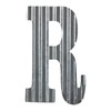 COLLECTIVE HOME - 12" Metal Letter Wall Decor, Galvanized Steel