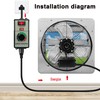AC Motor Speed Controller 100V-120V 15A Variable Fan Speed Controller,AC