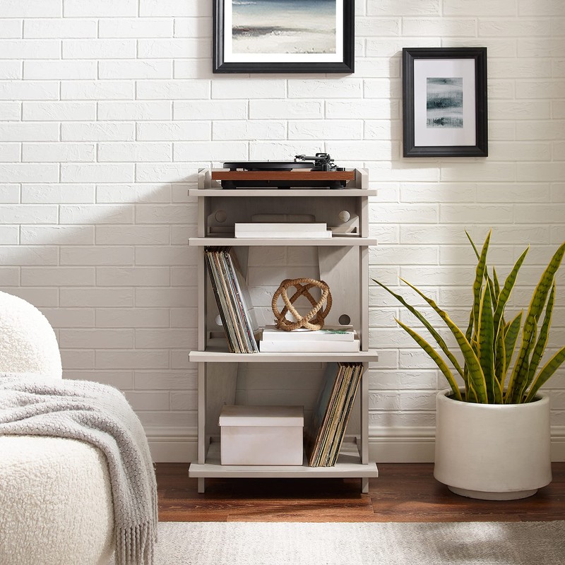 Crosley Furniture Soho Turntable Stand, Gray