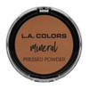 L.A. COLORS Mineral Pressed Powder, Toffee CMP382