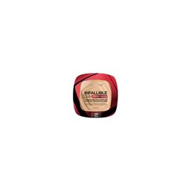 L'Oréal Paris Infallible 24H Fresh Wear, Base de Maquillaje en Polvo con SPF 25+, Alta Cobertura con Acabado Mate, Larga Duración y Control de Brillo, Tono 120 Vainilla