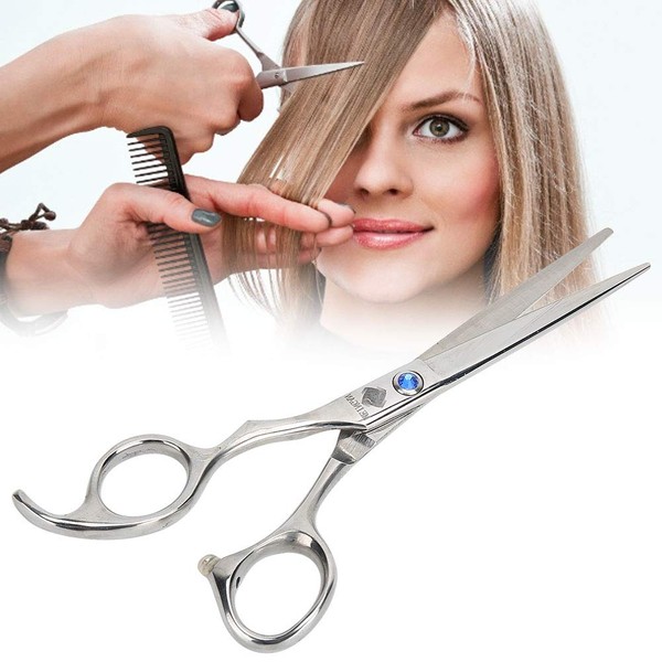 Hair Cutting Scissors, Professional Hairdressing Salon Hairdressing Scissors Stainless Steel Hair Cutting Flat Scissors for Women, Men and Children