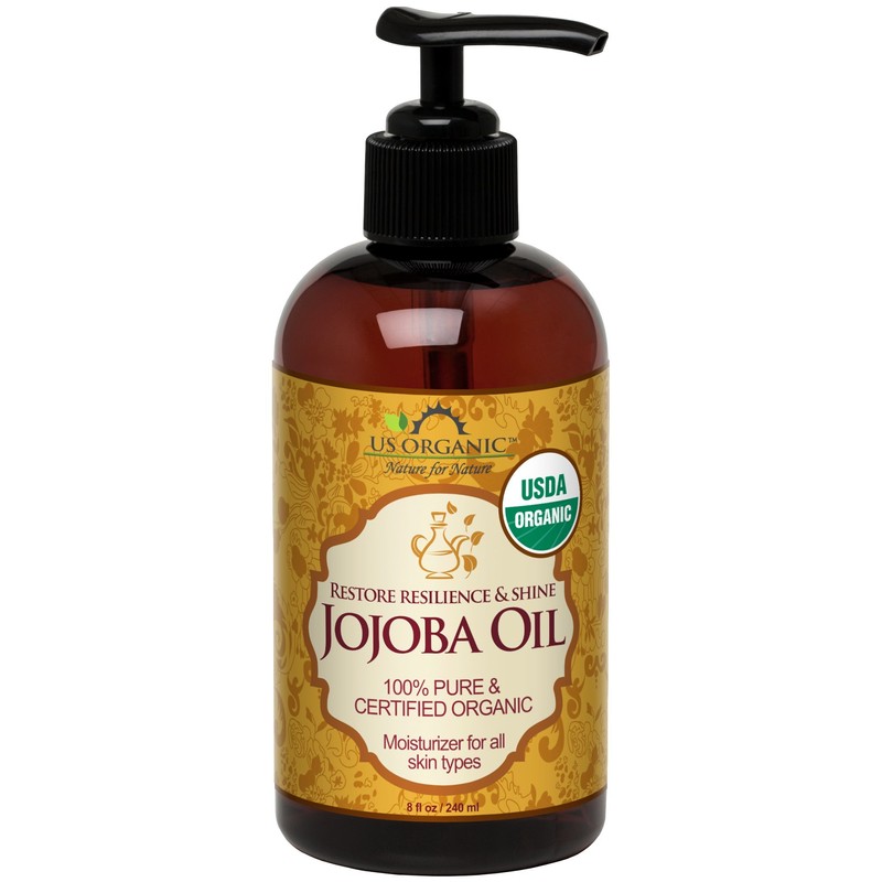 US Organic Jojoba Oil, USDA Certified Organic,100 Pure Natural, Cold
