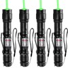 MIPREZT [4 Packs] Rechargeable Green Light Flashlight Long Distance Range