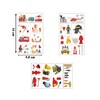 10 Fire Brigade Children's Tattoos for Sticking, Skin-friendly Children's Tattoos