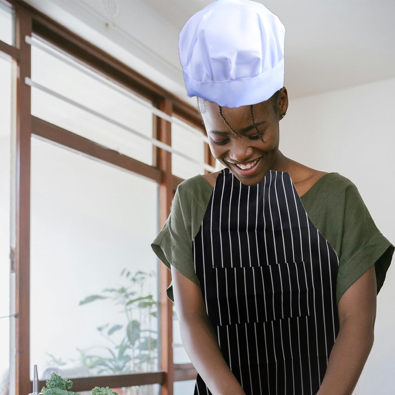 Thyonta Chef's Hat Apron - Elasticity Chef's Hat Cooking Apron