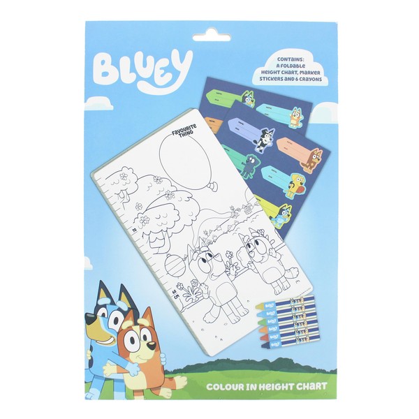 Bluey Height Chart | Height Chart for Kids | Kids