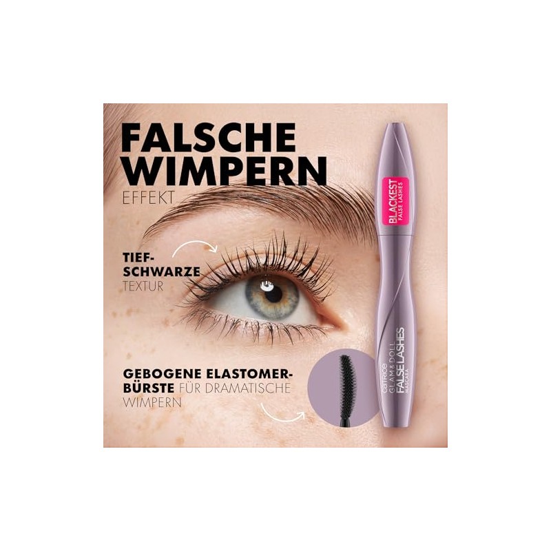 Catrice Glam & Doll False Lashes Mascara No. 010, Black,