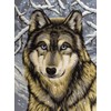MAMMUT 105067 - Malen nach Zahlen Tiermotiv, Wolf, Komplettset mit