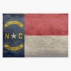 HOF Trading North Carolina USA State Flag Vinyl Sticker Waterproof