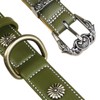 Beanspet Dog Collar, Basic Studs, Antique Dog Collar, Leather, Stylish,