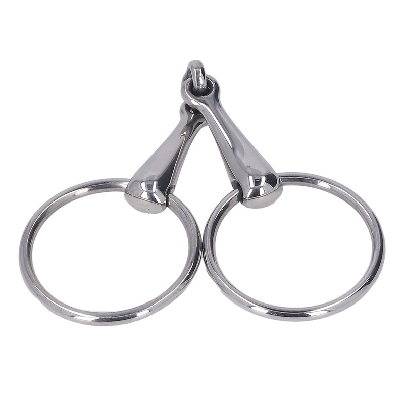 Horse Snaffle Stainless Steel Flexible Jointed Wearable Rust Proof O