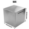 Stainless Steel Money Box, Safe Box for Children, Cannot Save,