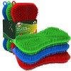 6 Pack Silicone Scrubbing Sponge by SCRUBIT - Real Silicon