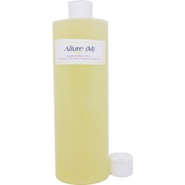 Allure - Type C For Men Scented Body Oil Fragrance [Flip Cap - Light Gold - 16 oz.] - ID#23695