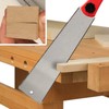 DUEBEL Japanese Fine Cut Saw, Hand Saw Ryoba Double Edge