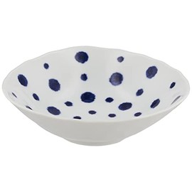 Hasami Ware 32549 Indigo Aidama Transforming Small Pot, Indigo Dots