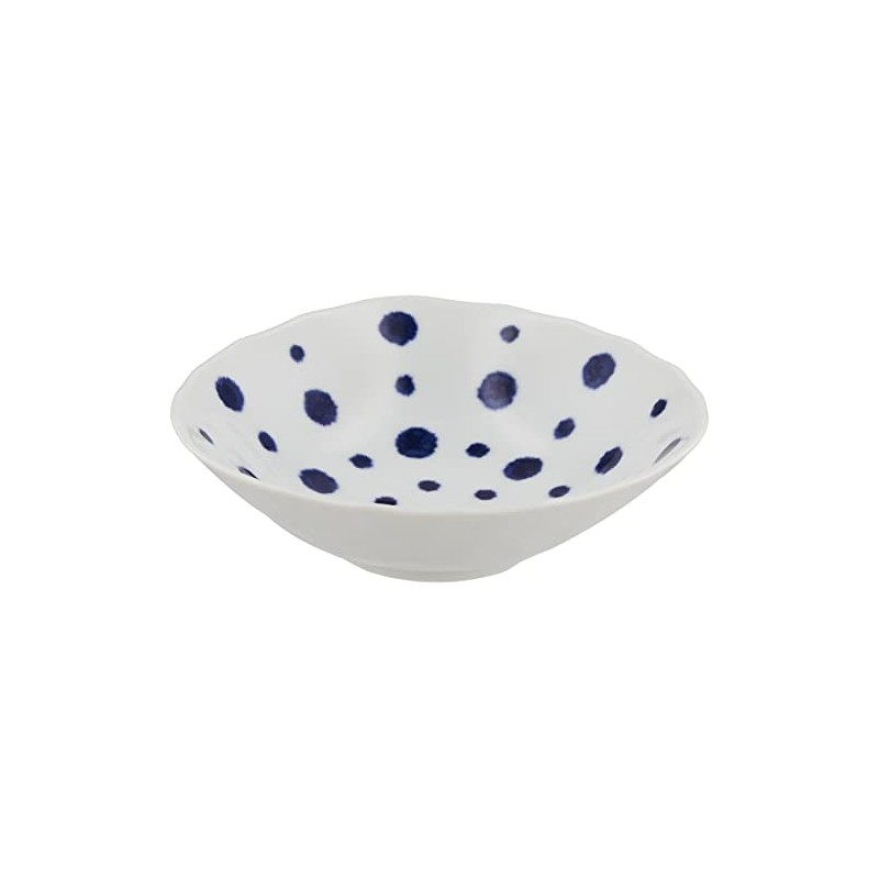 Hasami Ware 32549 Indigo Aidama Transforming Small Pot, Indigo Dots