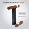Mantello Torch Lighter, Cigar Butane Lighter- Single Flame Cigar Torch