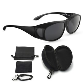 FALINGO Classic Edition Sunglasses Polarised UV 400, Matte Black