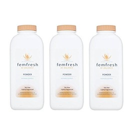 Femfresh Lightly Fragranced Absorbent Body Powder For Intimate Hygiene - 200G - Pack of 3