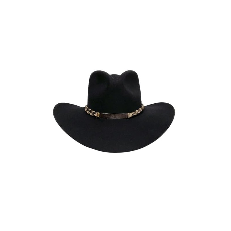 Stetson Black Drifter 4X Felt Hat SBDFTR-1634-07, Black, 7 5/8