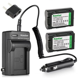 Kastar Battery (X2) & AC Travel Charger for Leica BP-DC1, BP-DC3 Battery and Leica Digilux 1, Leica Digilux 2, and Leica Digilux 3 Digital Cameras