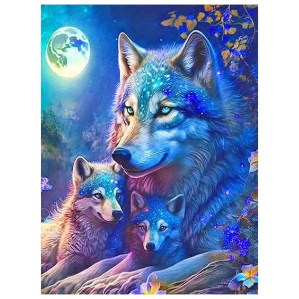 Wolves Paint by Number Paint by Numbers Kit for Adults