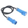 Camping Adapter Cable Male to Female 16A Coupling High Current